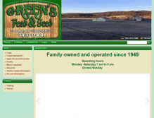 Tablet Screenshot of greensfeed.com